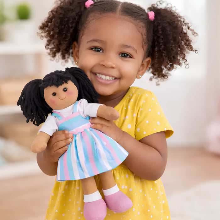 11" Multicultural Dolls - Set of 4 - Birth and Up