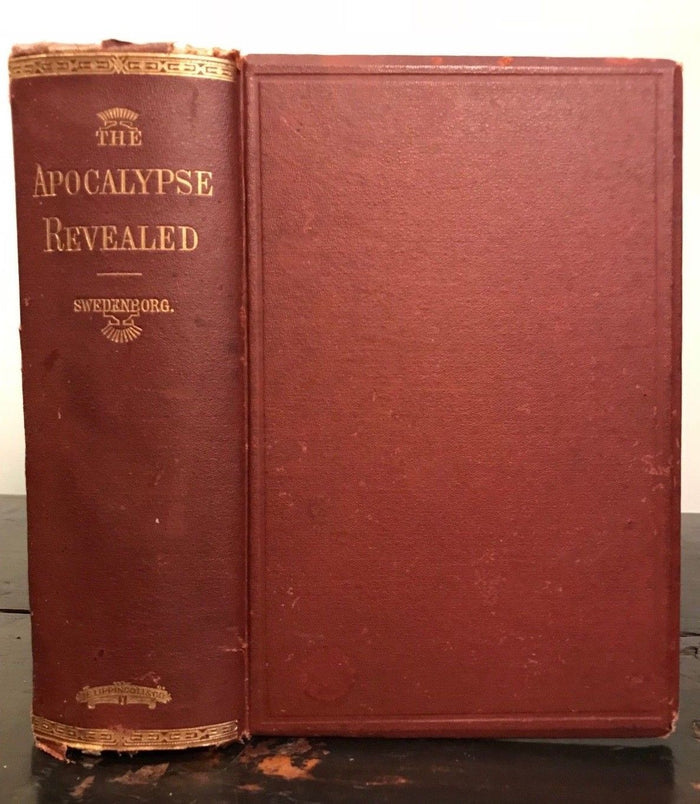 1875 - THE APOCALYPSE REVEALED - EMANUEL SWEDENBORG 1st/1st  OCCULT RELIGION