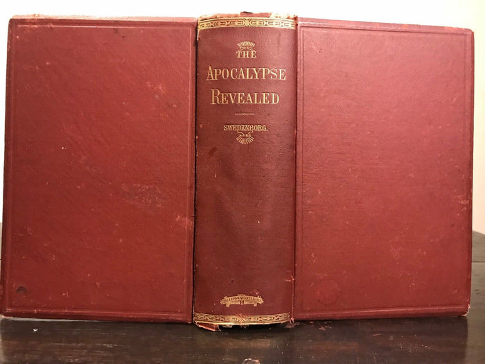 1875 - THE APOCALYPSE REVEALED - EMANUEL SWEDENBORG 1st/1st  OCCULT RELIGION