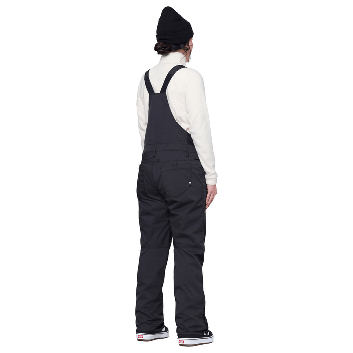 686 Women's Black Magic Bib Pant 2024 Black Geo Jacquard