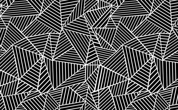 Ab Lines Black | Wallpaper