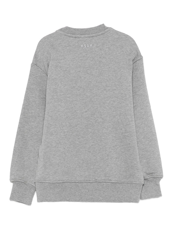 MSGMAbstract Logo Print Sweatshirt8051883382891SAVANNA
