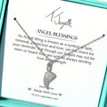 Angel Blessings Sterling Silver Charm Necklace