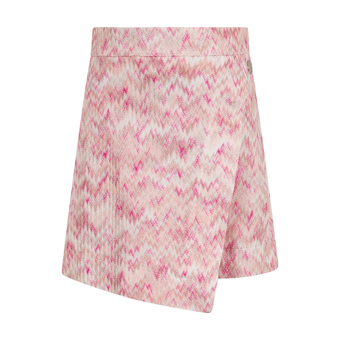 MISSONIAsymmetric Logo Skirt8059774335568SAVANNA