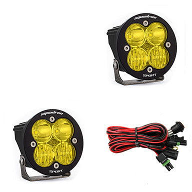 Baja Designs Squadron-R Sport Black LED Auxiliary Light Pod Pair - Universal