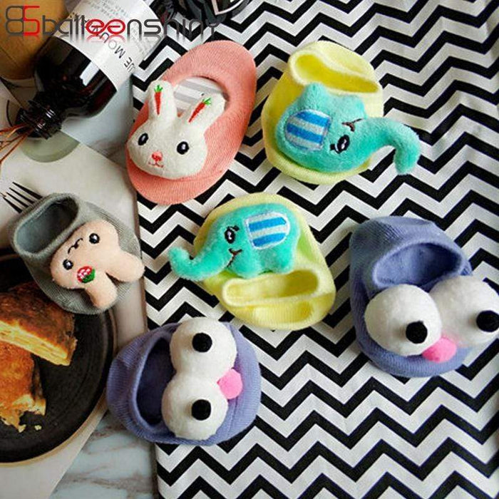BalleenShiny Cartoon Animal Socks
