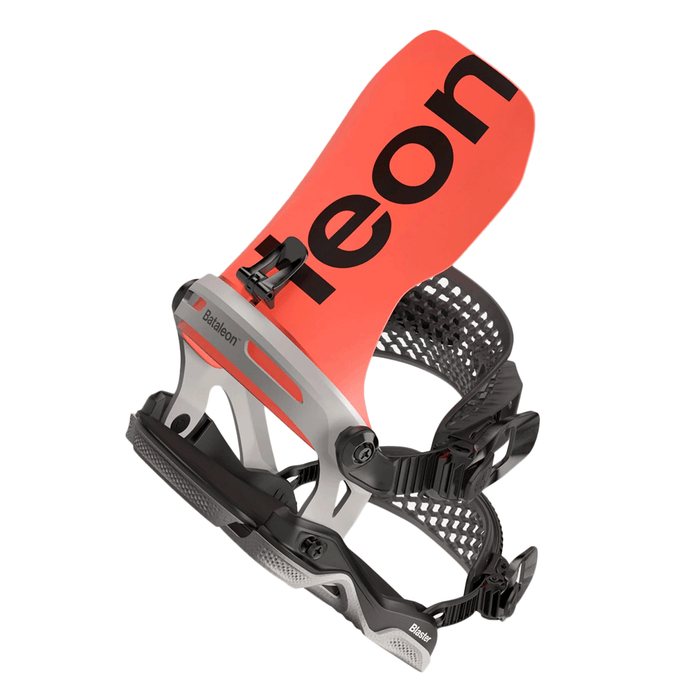 Bataleon Men's Blaster AW Snowboard Bindings 2024 Neon Red/Glacier Gray