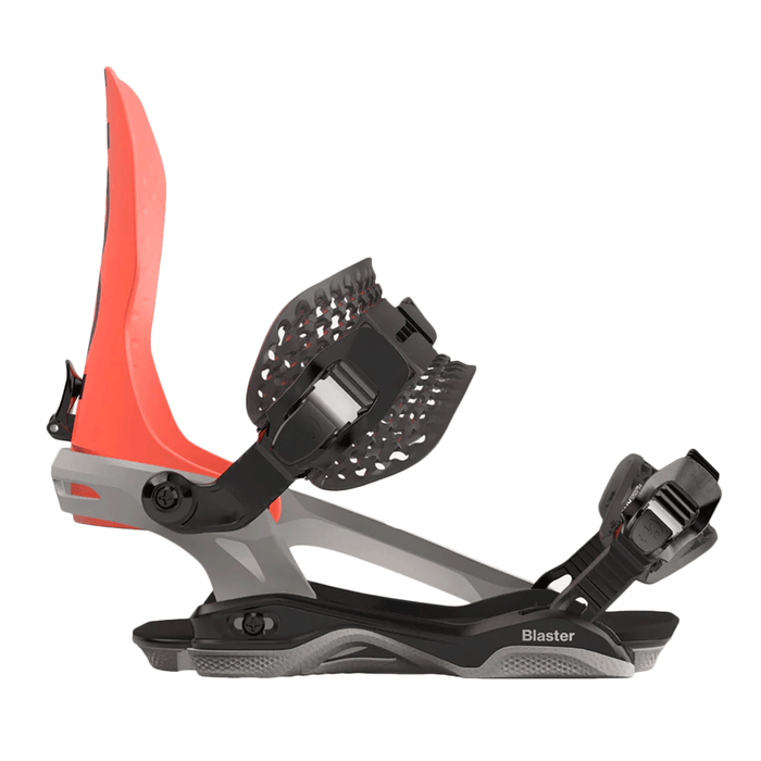 Bataleon Men's Blaster AW Snowboard Bindings 2024 Neon Red/Glacier Gray