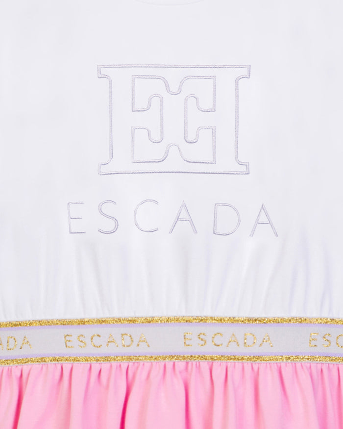 Belted Logo Dress