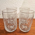 BLENKO 12-OZ CRACKLE-GLASS TUMBLER SET (1960s)