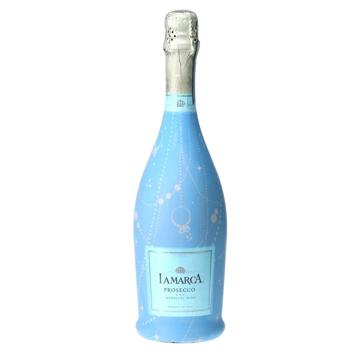 Blue Pearls and Prosecco Prosecco Bottle Wrap
