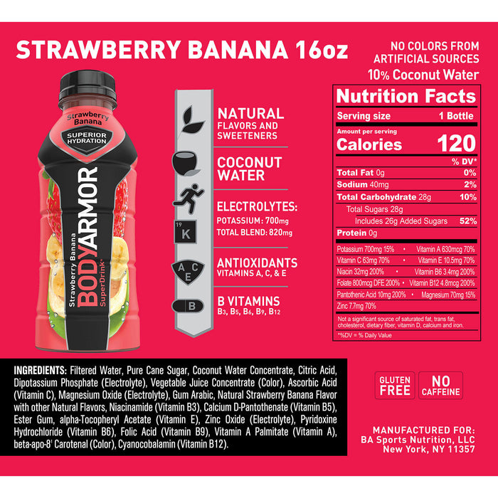 BODYARMOR Sports Drink Variety Pack (16oz / 20pk)