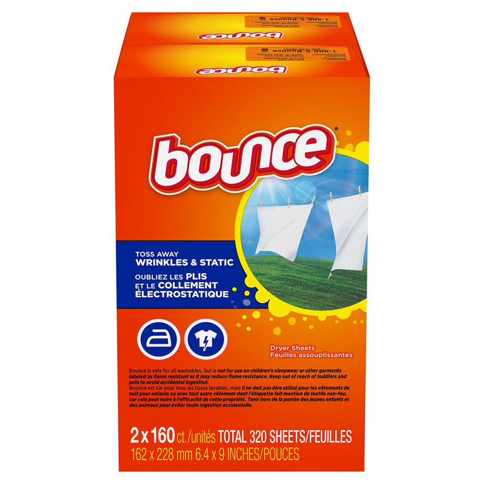Bounce Fabric Softener Dryer Sheet Outdoor Fresh (2 x 160 ct.)