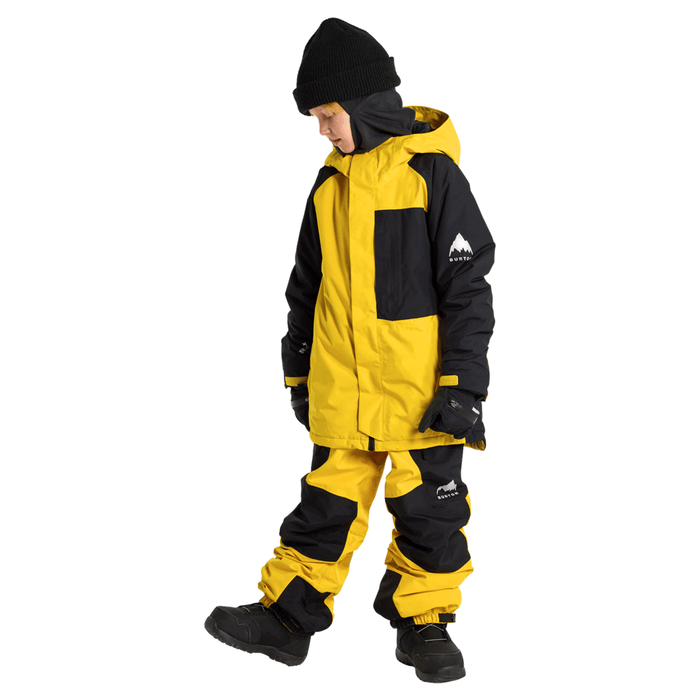 Burton Kids Powline Gore - tex Jacket 2025 Goldenrod/True Black - Comor - Go Play Outside