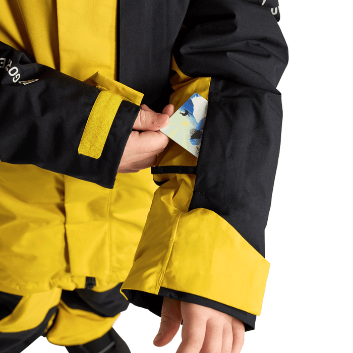 Burton Kids Powline Gore - tex Jacket 2025 Goldenrod/True Black - Comor - Go Play Outside