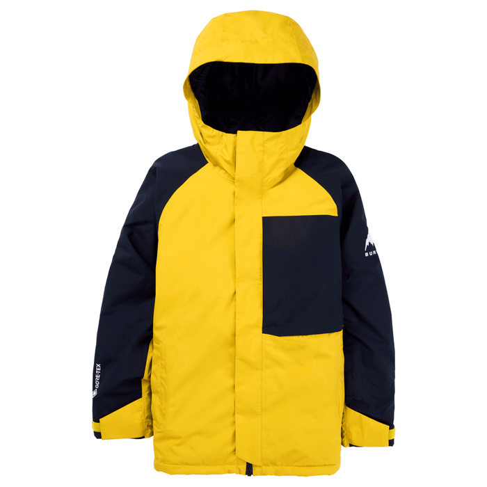 Burton Kids Powline Gore - tex Jacket 2025 Goldenrod/True Black - Comor - Go Play Outside