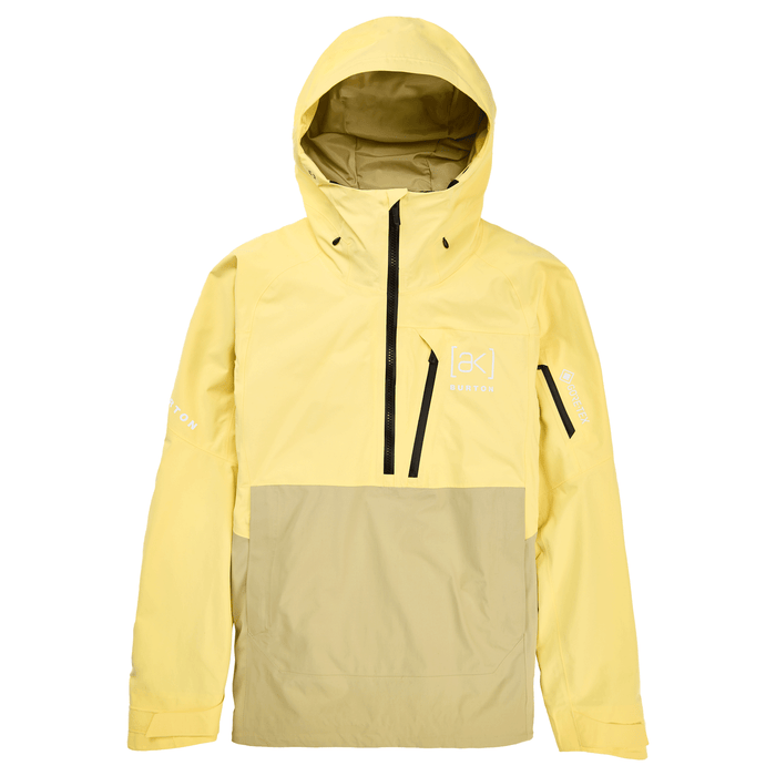 Burton Men's [ak] Velocity Gore‑Tex 2L Anorak Jacket 2024 Buttermilk/Mushroom