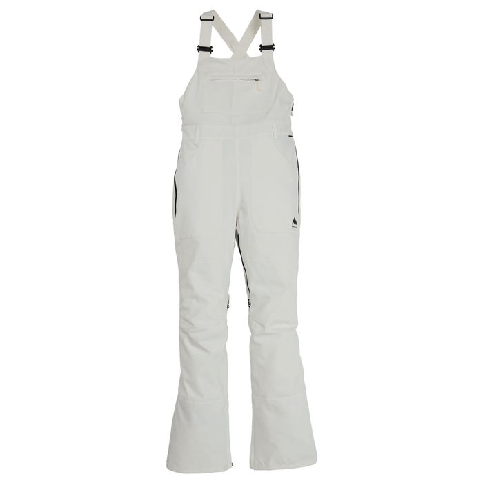 Burton Women's Avalon Stretch 2L Bib Pant 2025 Stout White - Comor - Go Play Outside