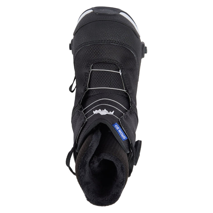 Burton Youth Grom Step On Snowboard Boots 2024 Black