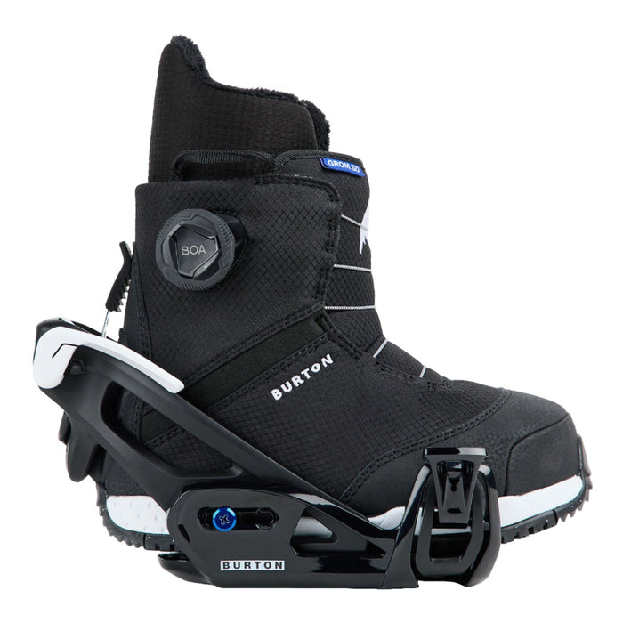 Burton Youth Grom Step On Snowboard Boots 2024 Black