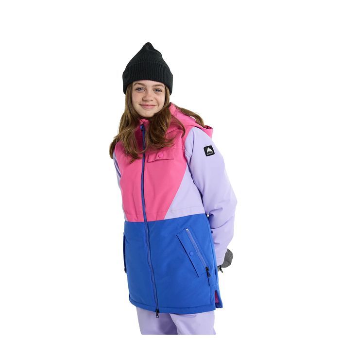 Burton Youth Khione 2L Jacket 2024 Fuchsia Fusion/Supernova/Amparo Blue
