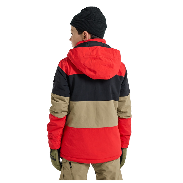 Burton Youth Symbol 2L Jacket 2024 Tomato/True Black/Kelp