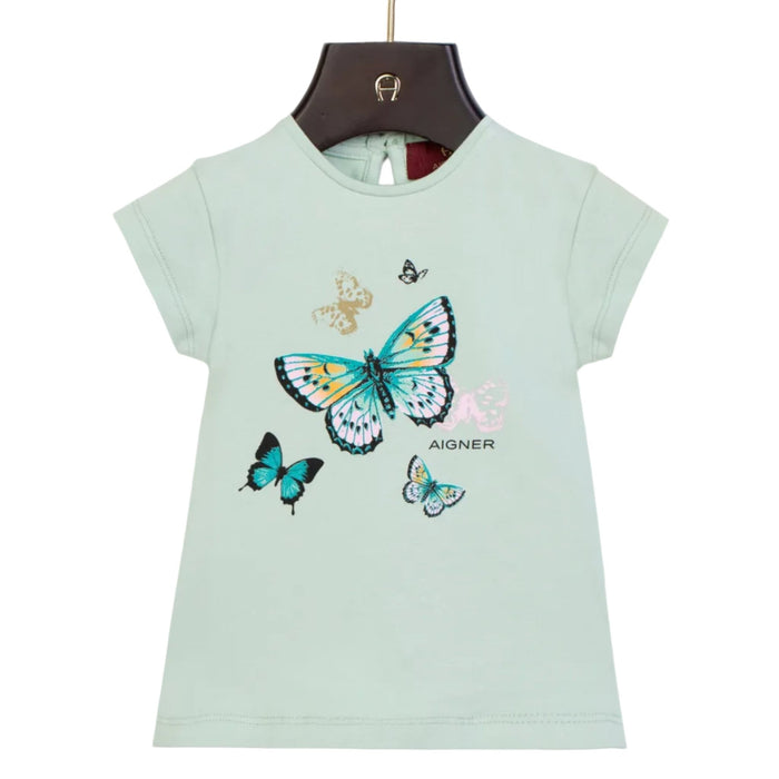 AIGNERButterflies Logo T-Shirt4062176873211SAVANNA