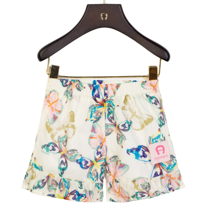 AIGNERButterfly Print Shorts4062176872726SAVANNA