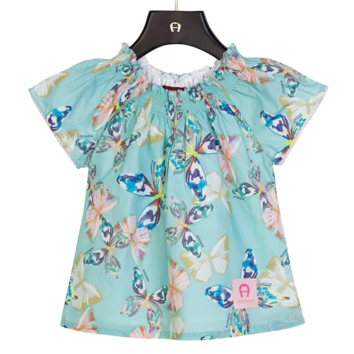 AIGNERButterfly Print Top4062176857709SAVANNA