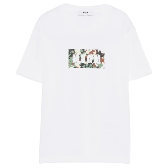 MSGMCamouflage Logo Printed T-Shirt8051883424799SAVANNA