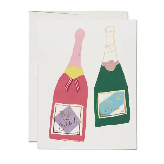 Champagne Congratulations Card