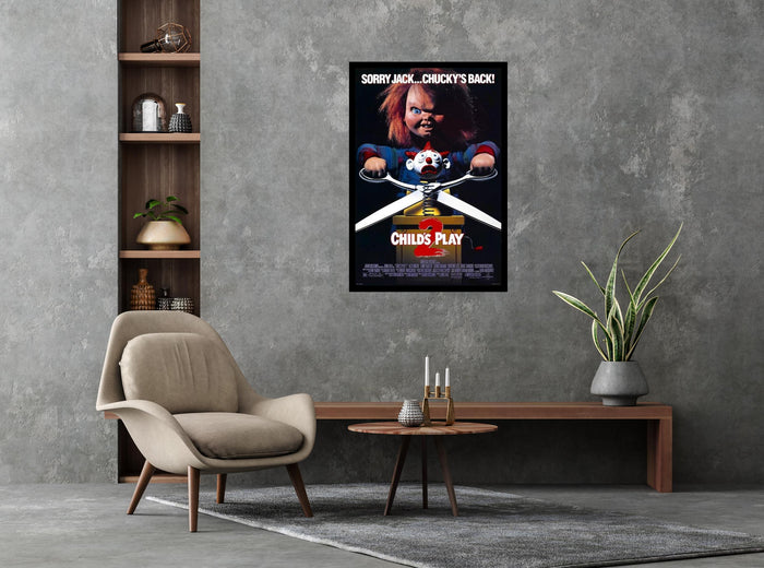 Child's Play 2 - Sorry Jack Chucky's Back Poster