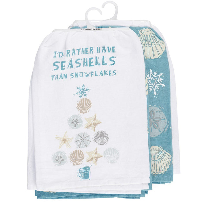 Clarence Seashells Kitchen Towel Set