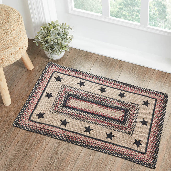 Colonial Star Jute Rug Rect 24x36