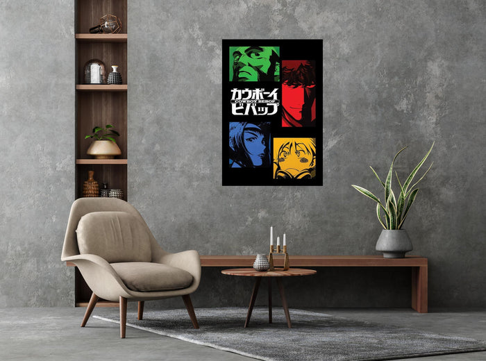 Cowboy Bebop - Color Blox Poster