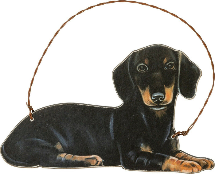 Primitives by Kathy Dog Magnet and Ornament Set - Dachshund - Piglet's Closet