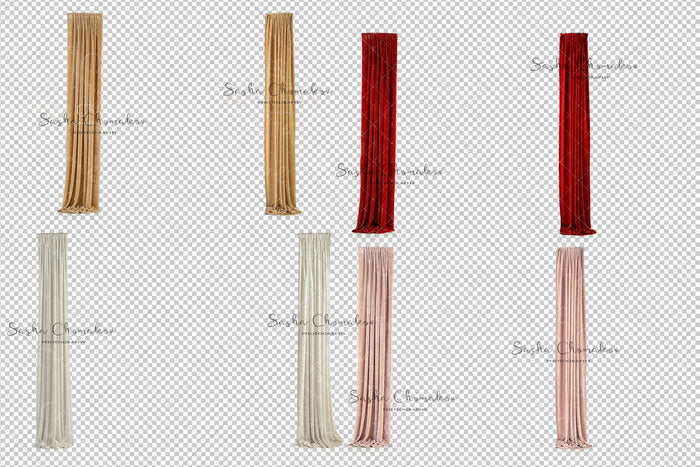 Digital drapes  overlays