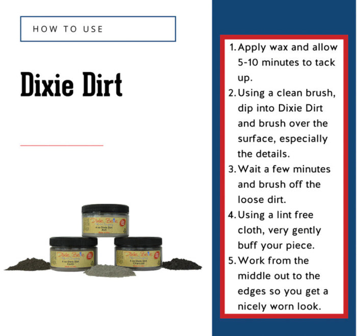Dixie Dirt by Dixie Belle 4oz: Ash, Charcoal, Earth - Piglet's Closet