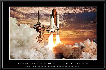 Discovery Space Shuttle LED Art
