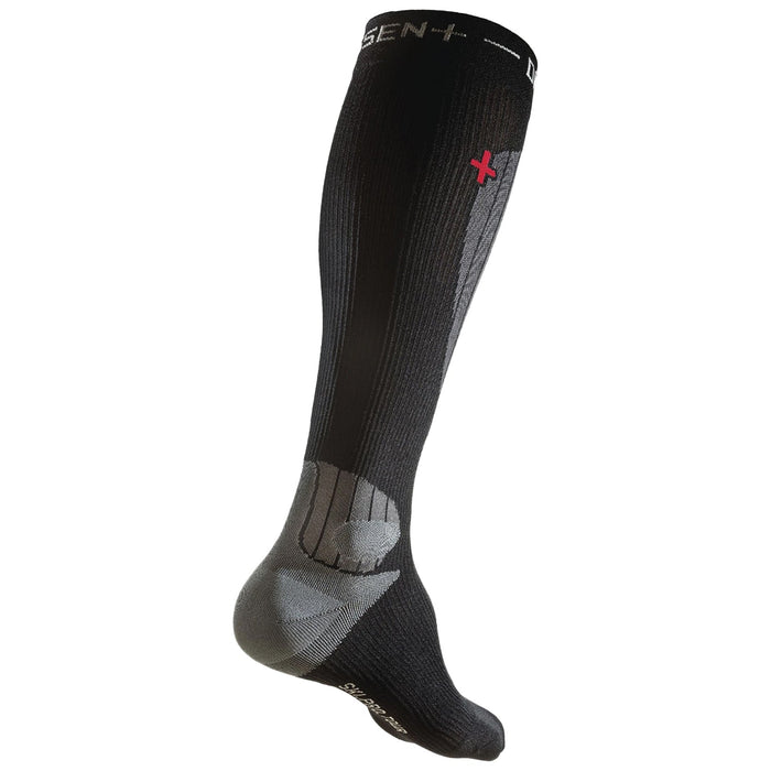 Dissent Pro Fit Compression Nano Tour Sock Black - Comor - Go Play Outside