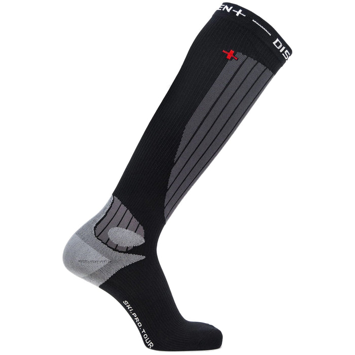 Dissent Pro Fit Compression Nano Tour Sock Black - Comor - Go Play Outside