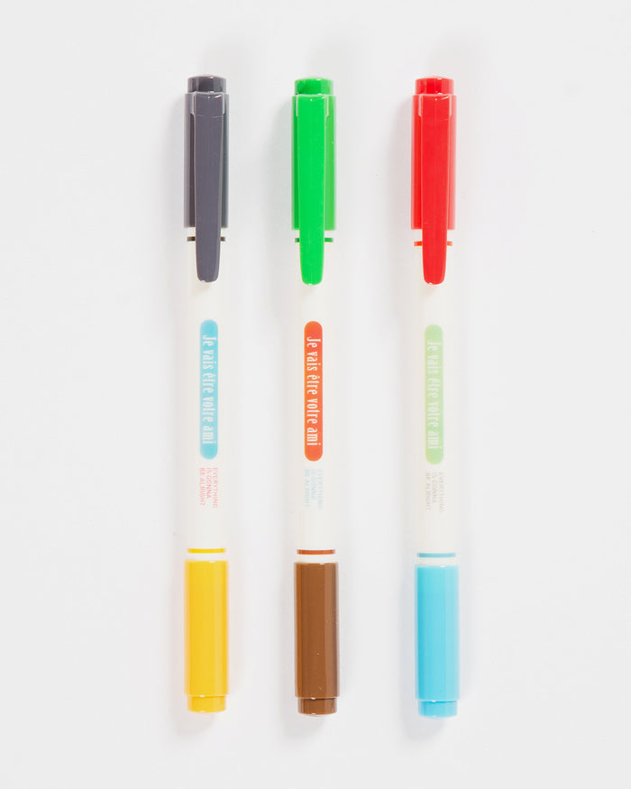 Double Tip Color Pens