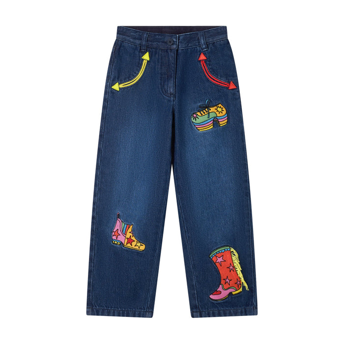 Stella McCartneyEmbroidered Button Fastening Jeans8055178979261SAVANNA