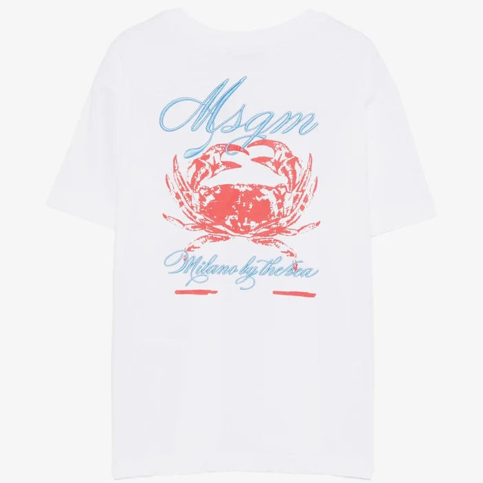 MSGMEmbroidered Logo T-Shirt8051883425024SAVANNA