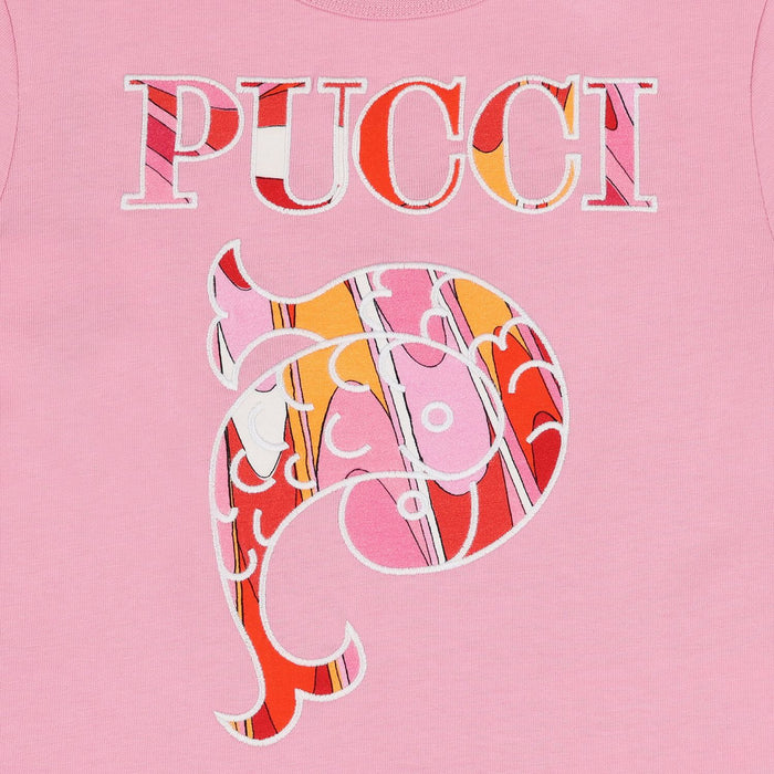 Emilio PucciEmbroidered Logo T-Shirt8059774192680SAVANNA