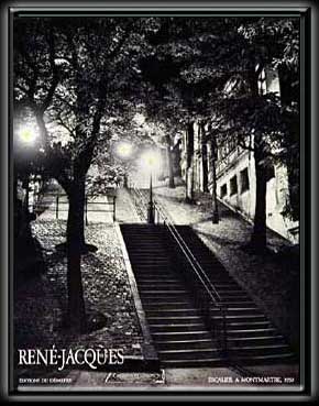 Escalier A' Montmartre by Rene Jacques