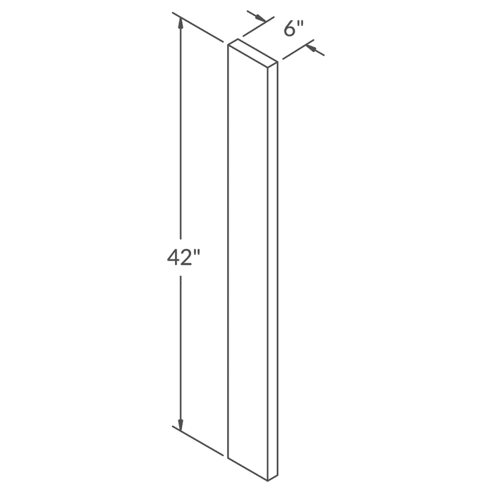 Fabuwood Allure Galaxy Horizon 6"W x 42" Length Filler