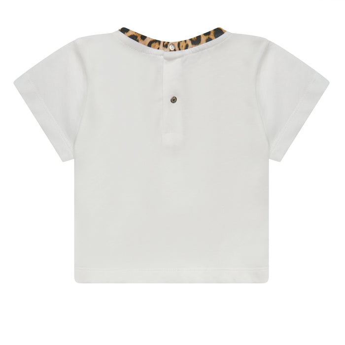 Roberto CavalliFloral & Monogram T-Shirt8053638323432SAVANNA