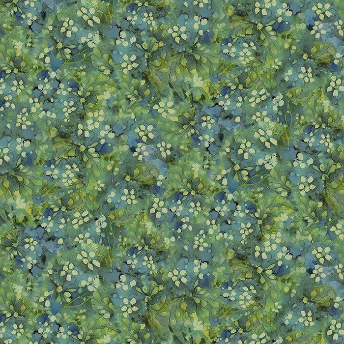 Forest Whisper FLEUR-CD3687 GREEN by Timeless Treasures Fabrics