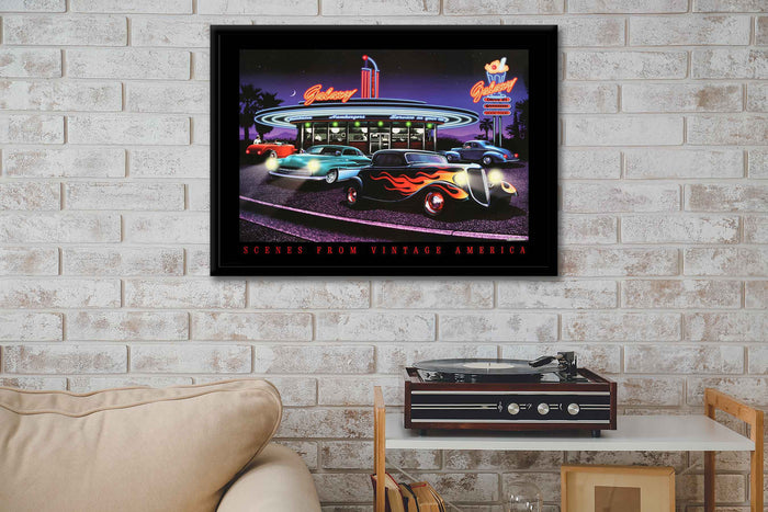 Galaxy Drive-In LED by Electric Art Gallery